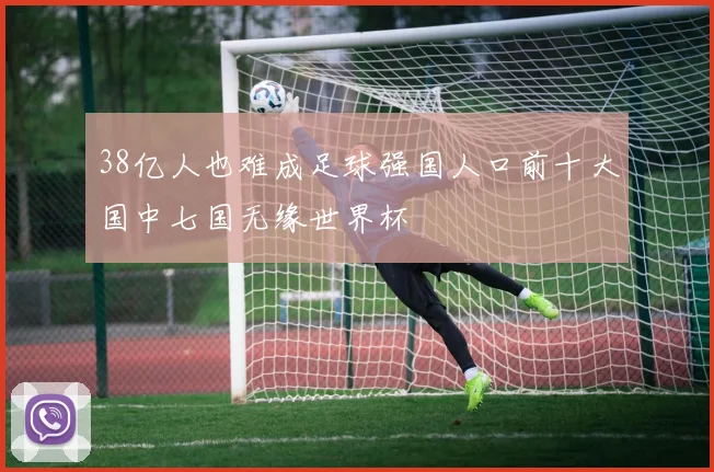 38亿人也难成足球强国人口前十大国中七国无缘世界杯